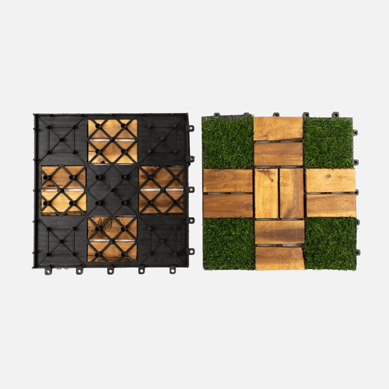 Modüler Çim Yer Karosu 30x30 cm