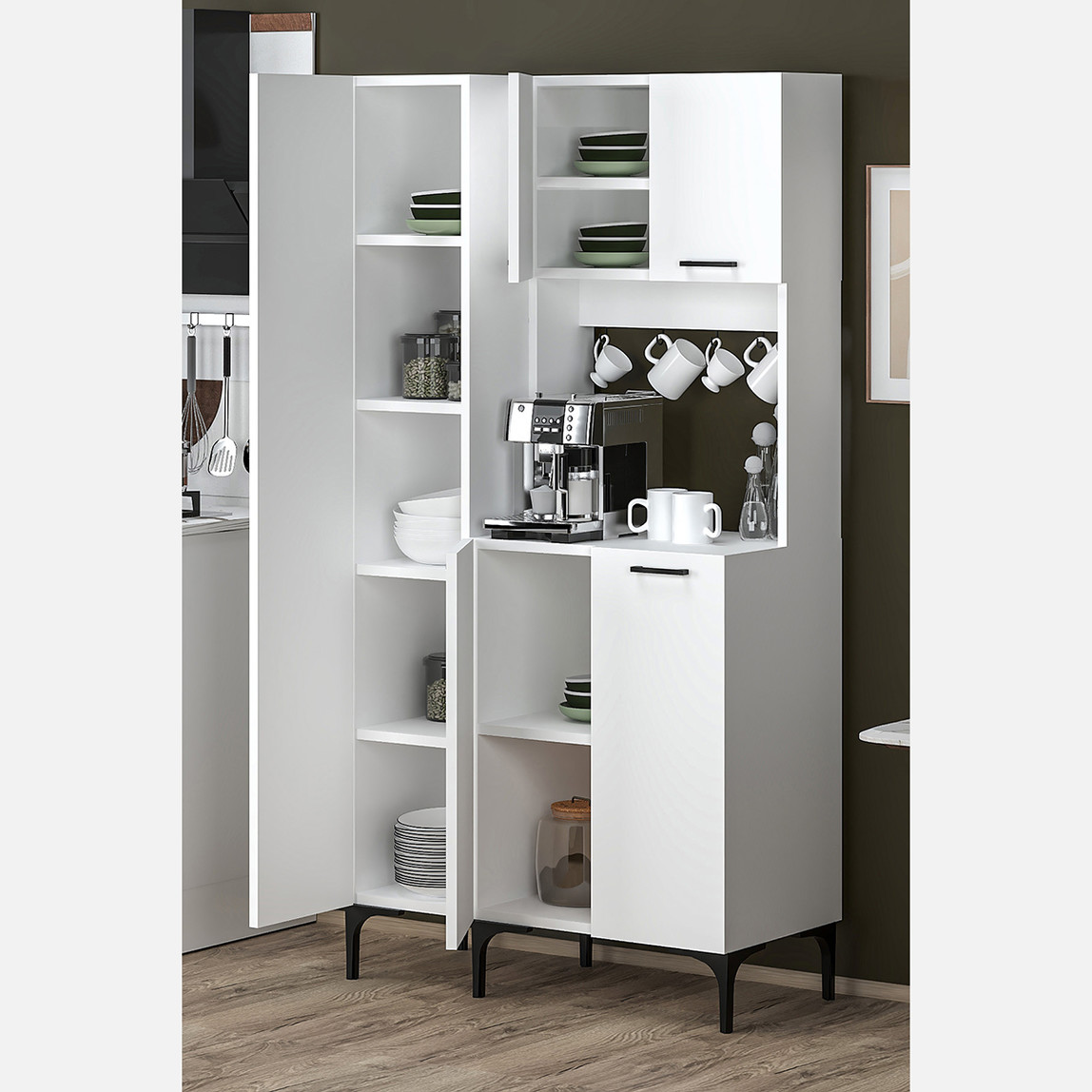    Fly Mayi Çok Amaçlı Mutfak Dolabı 