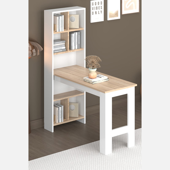 Fly Hira Çok Amaçlı Raflı Bar Masası