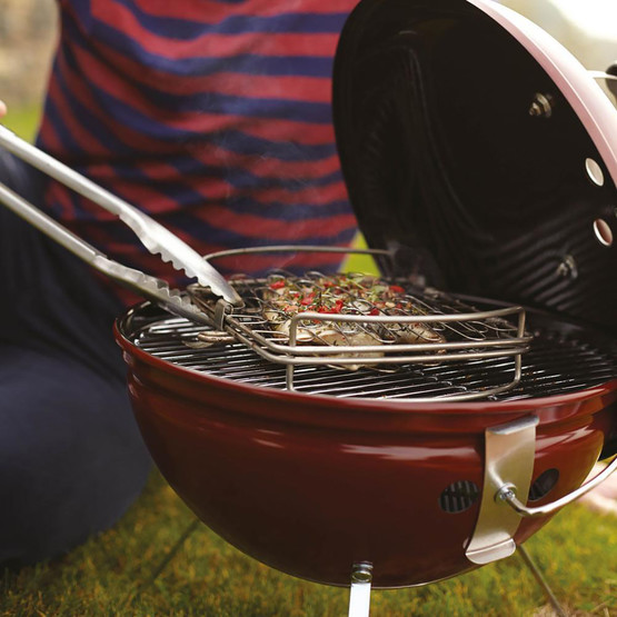 Weber Smokey Joe Premium Crimson Kırmızı 37 cm Kömürlü Mangal 1123004


