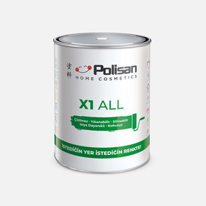Polisan X1 ALL Tüm Yüzey Boyası C Baz 0,75L 
