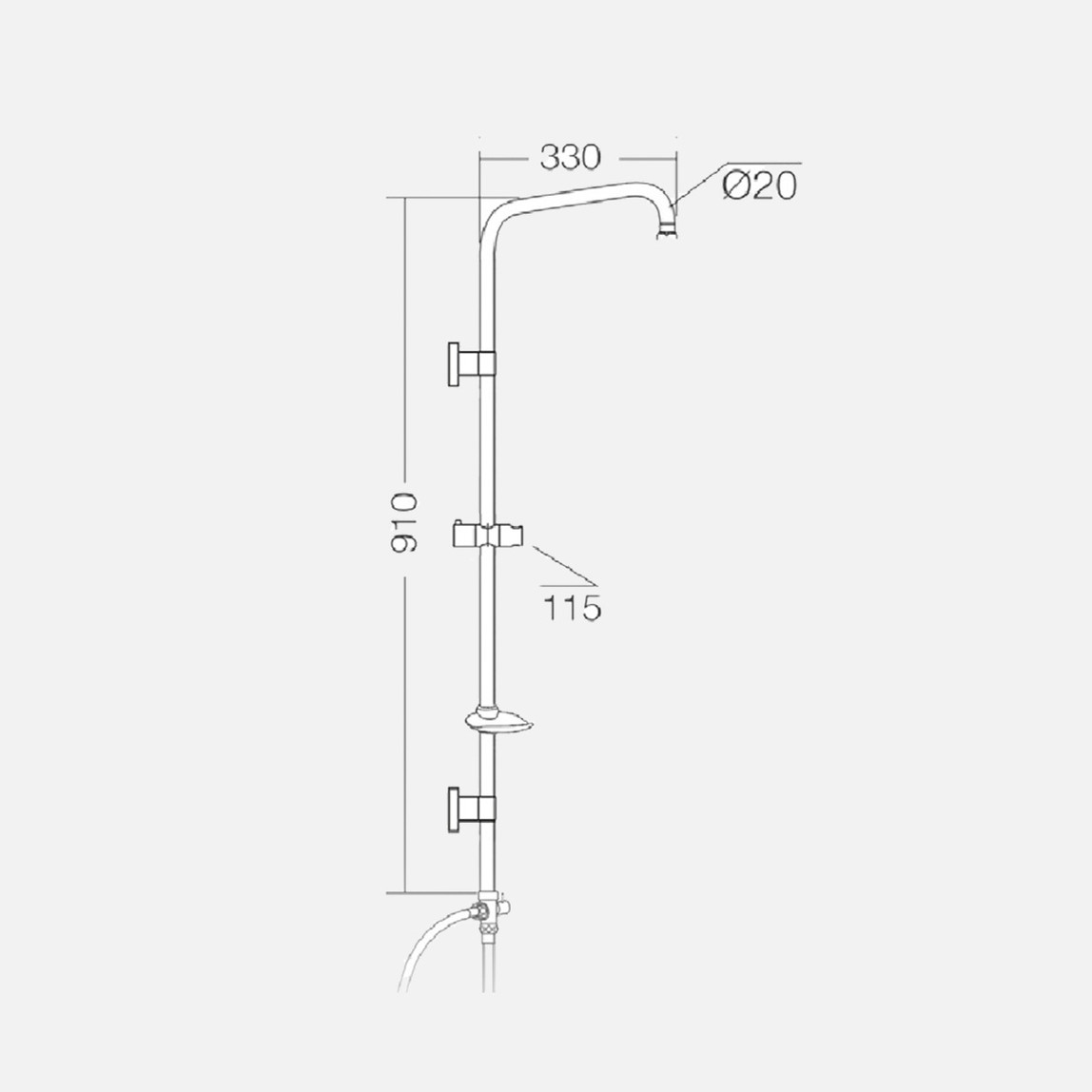    Penta Rain 6965 Duş Sistemi 