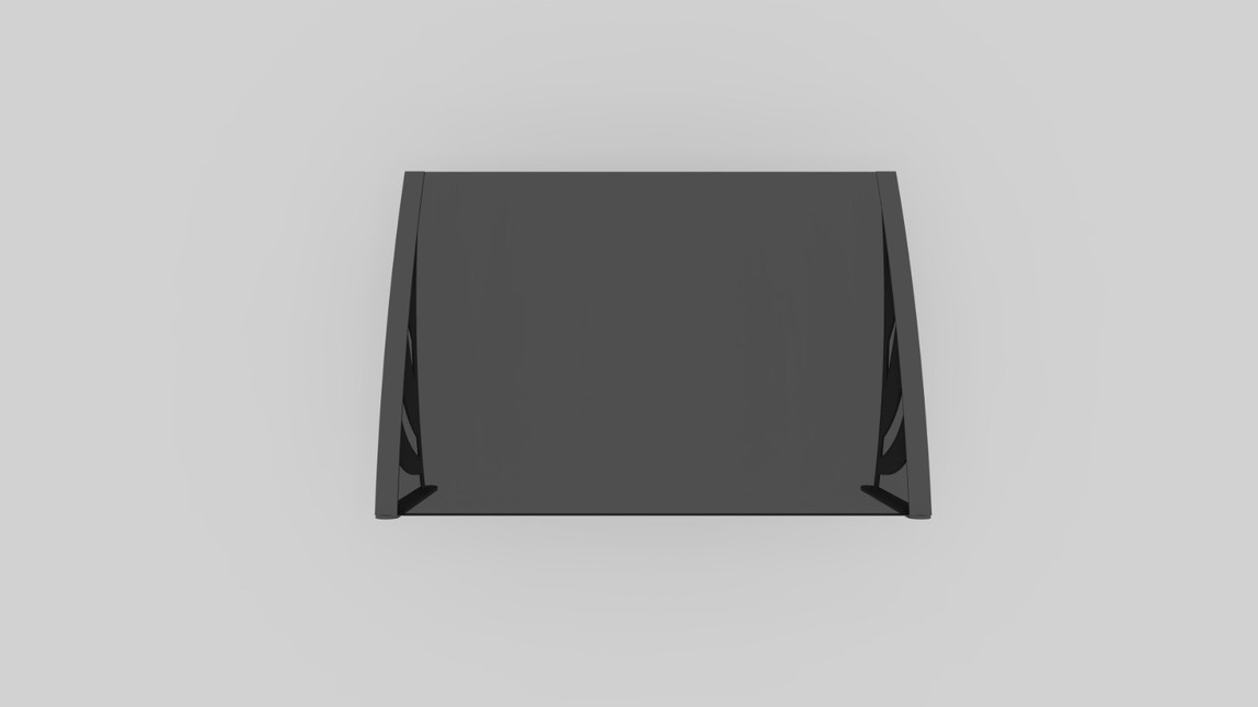    Global Tente Kapı Üstü Sundurma 120x100 Gri- Ana Kit-Ekonomik Seri 