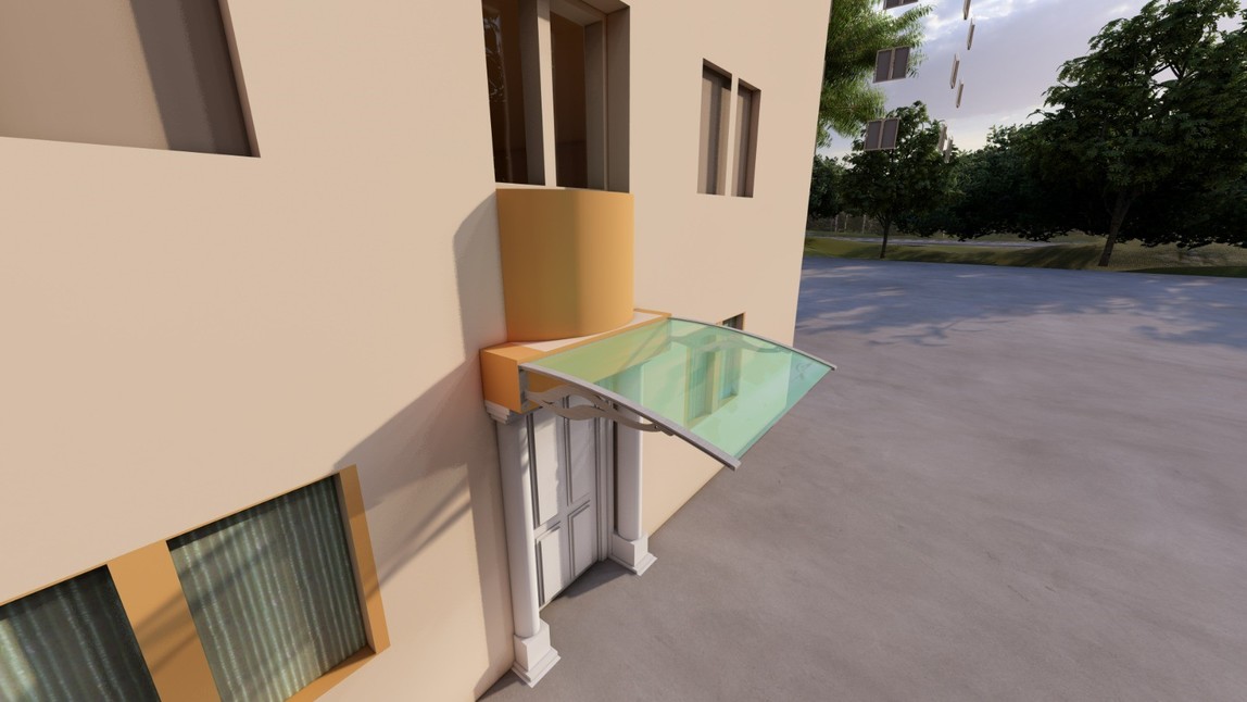    Global Tente Kapı Üstü Sundurma 120x100 Yeşil- Ana Kit-Lüx Seri

 