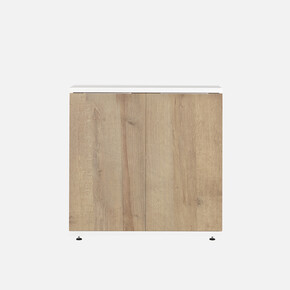 Sonorous 2Kapaklı Çok Amaçlı Dolap Beyaz-Meşe