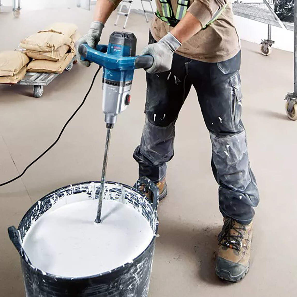    Bosch GRW 140 Profesyonel Boya Karıştırma Makinesi 