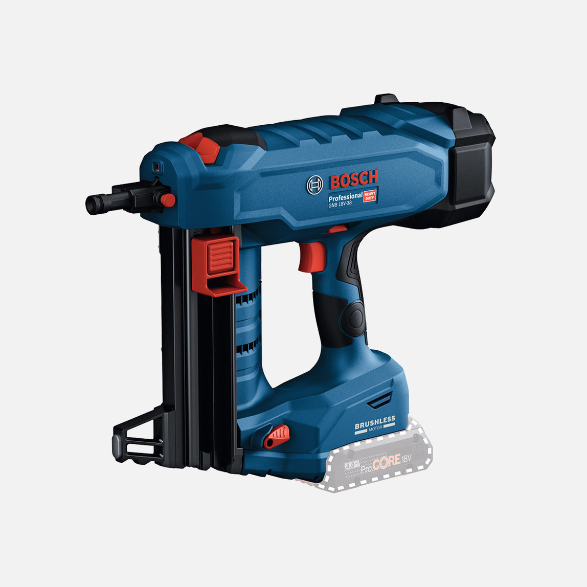    Bosch GNB 18V-38 Profesyonel Akülü Beton Çivi Çakma Makinesi 