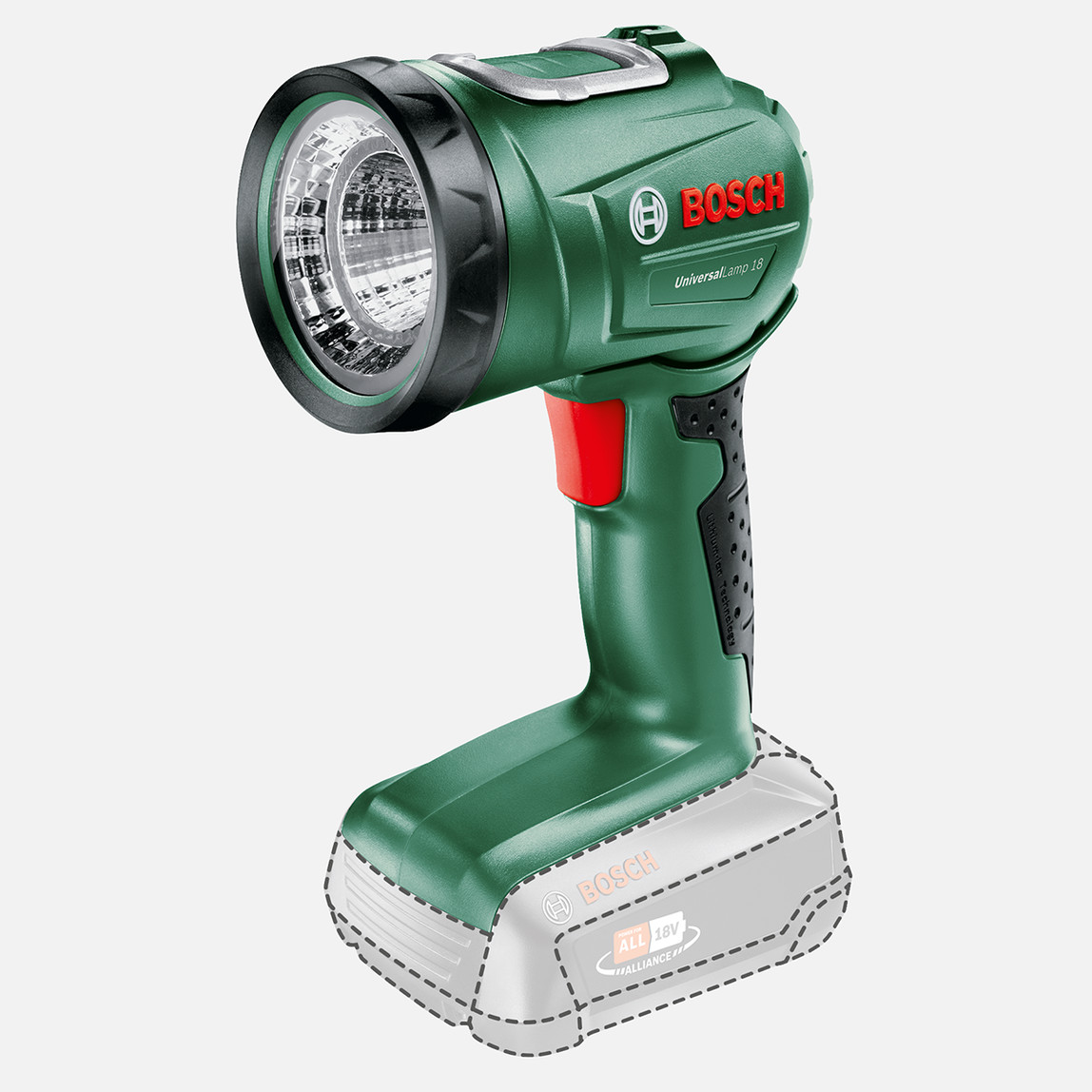    Bosch Universalamp 18 (Solo)Akülü El Feneri (Akü ve Şarj Cihazı Dahil Değildir.) 