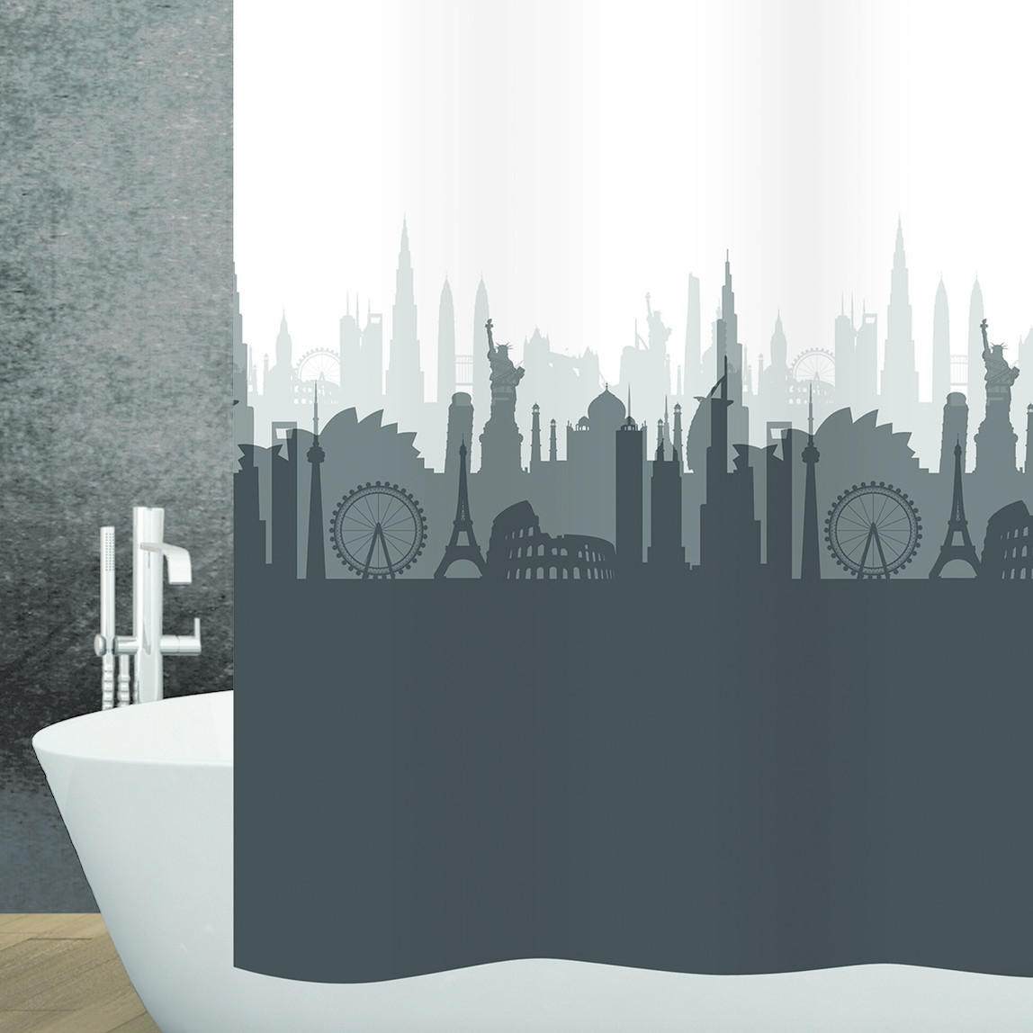    Duş Perdesi City 120x200 Cm 