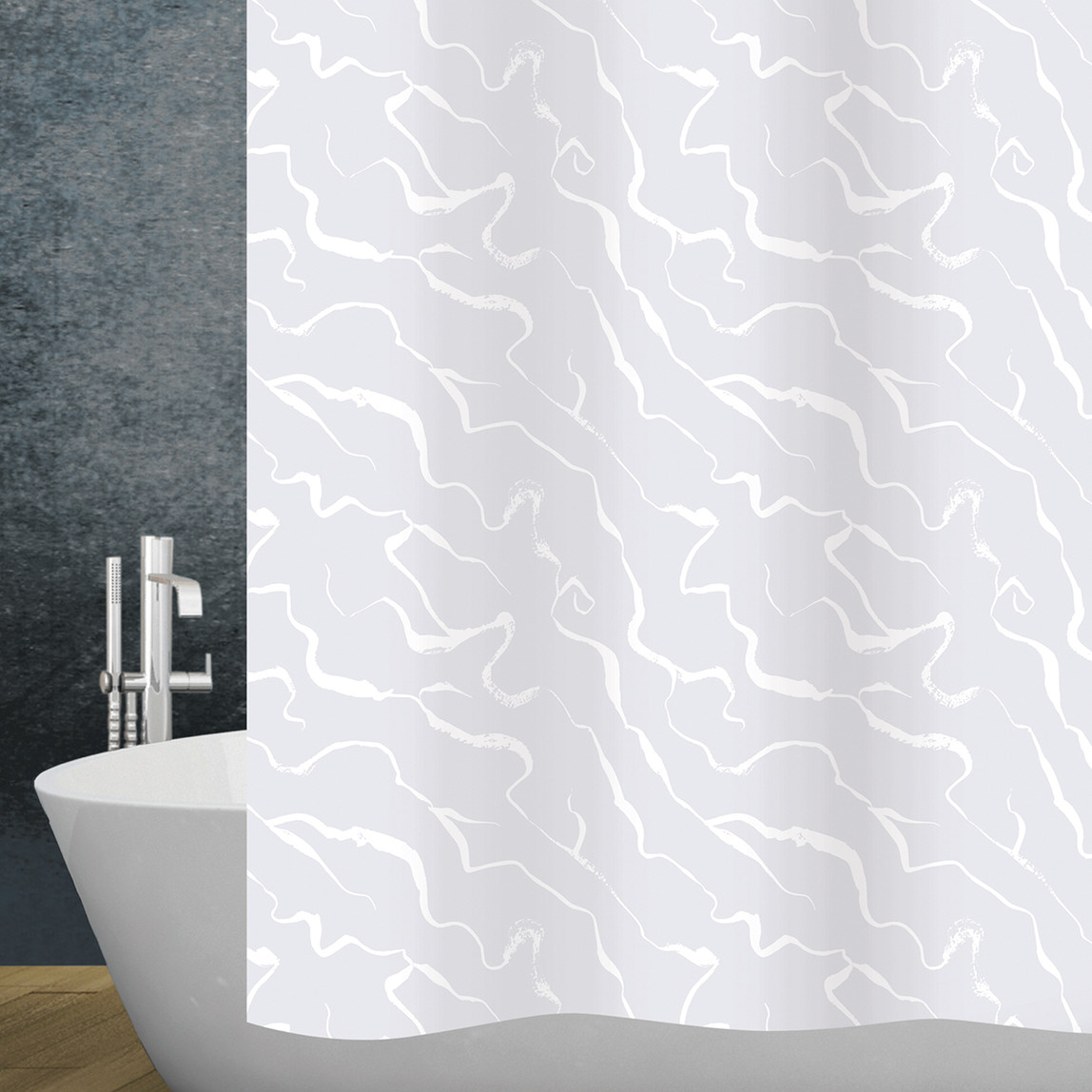    Duş Perdesi Dorian Grey 180x200 Cm 