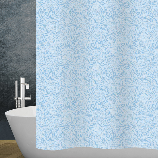 Duş Perdesi Hailey Blue 180x200 Cm