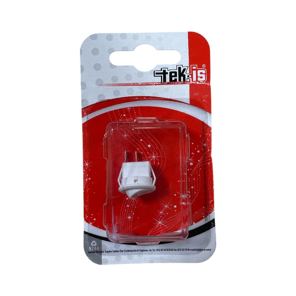    Tek-iş Açma/Kapama Anahtarı Beyaz 