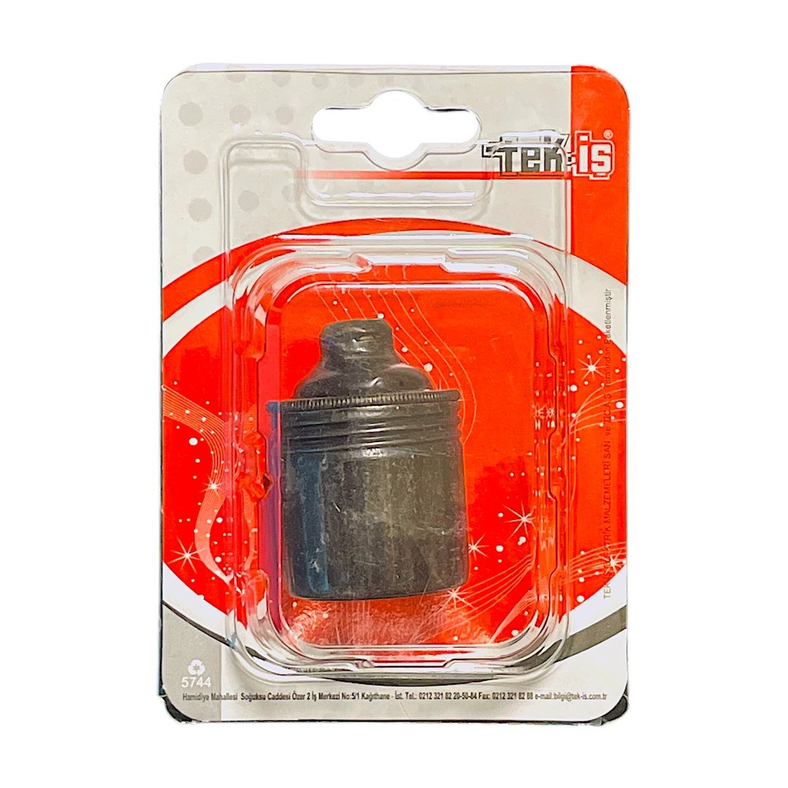    Tek-İş Duy E-27 Metal Düz Duy Eksitme 