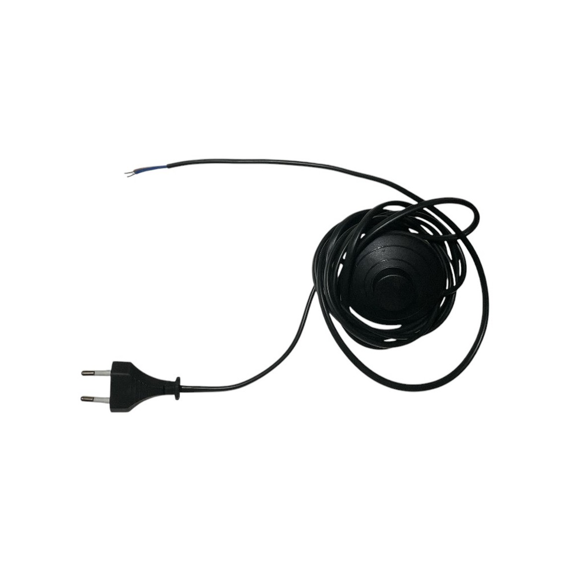    Tek-İş Yer Puarlu 3 Metre Kablolu Fiş Siyah 