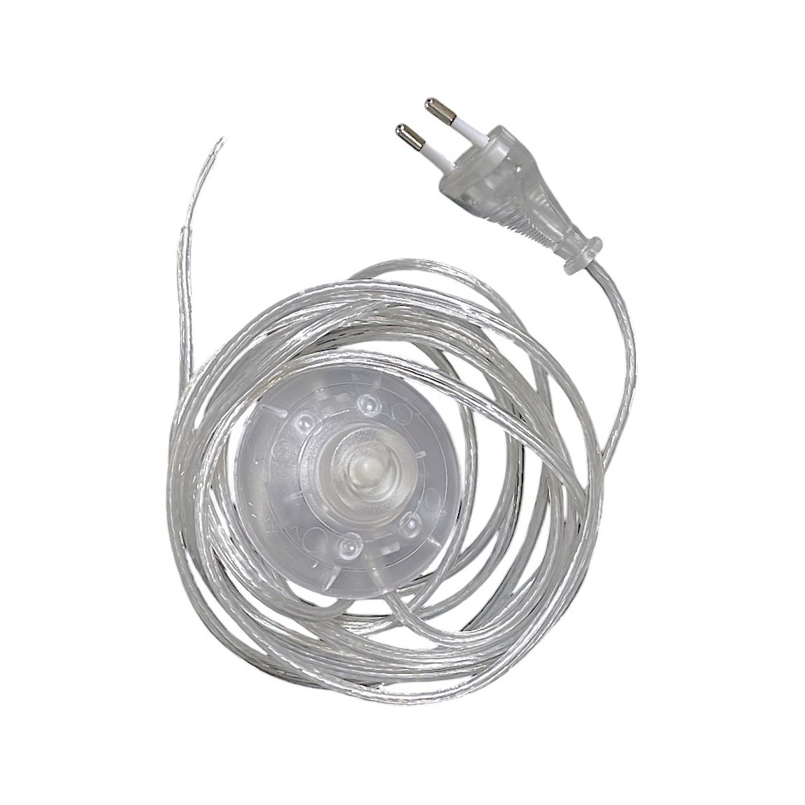    Tek-İş Yer Puarlu 3 Metre Kablolu Fiş Şeffaf
 