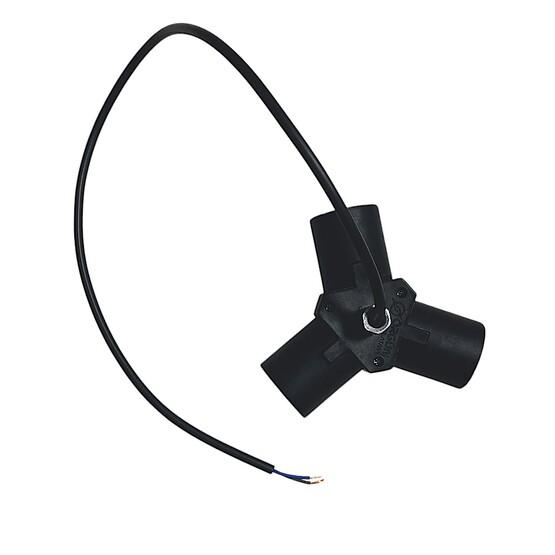 Tek-İş E-27 Duylu 3'lü Tesisat Siyah