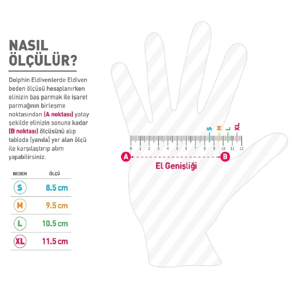    Dolphin Nitril Çok Amaçlı Eldiven Siyah XL 