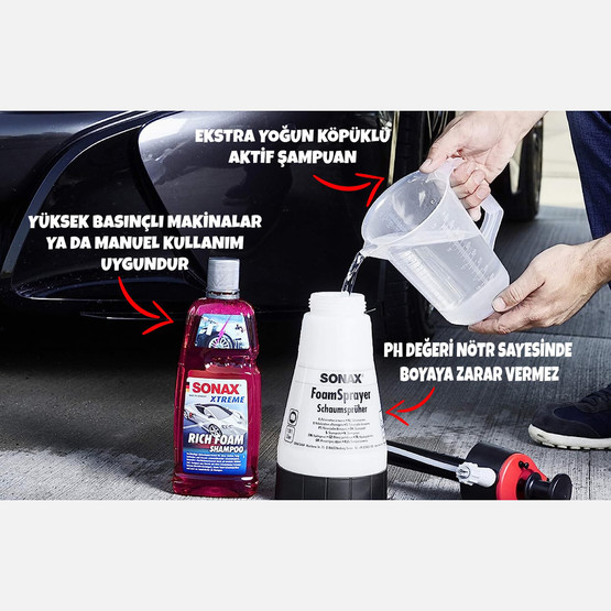 Sonax Xtreme Yoğun Köpük Şampuan 1 Litre
