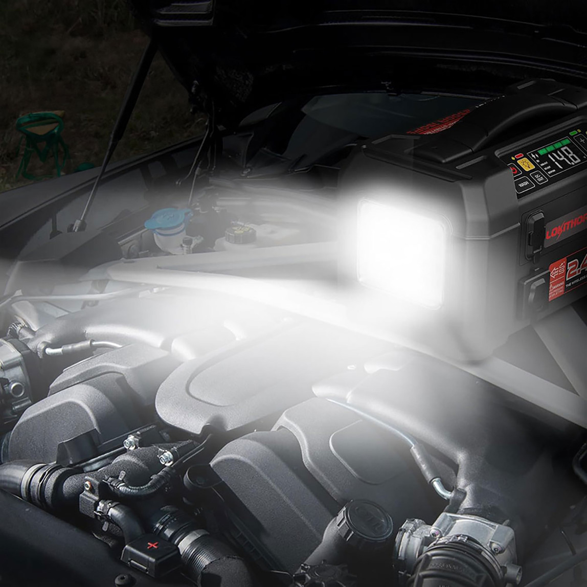    Lokithor AW401 12V 2500Amp Li-Polimer Akıllı Akü Takviye Cihazı (Pompa -Basınçlı Yıkama - Powerbank - Led Lamba) 