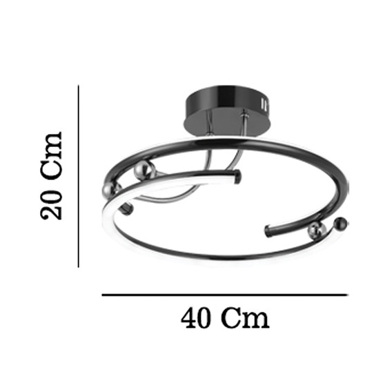 Lucea Anola Ledli Plafonyer 40cm