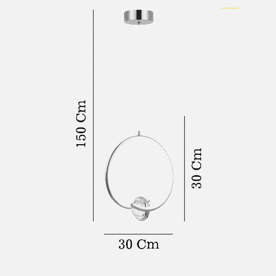 Lucea Anya Ledli Sarkıt 30cm