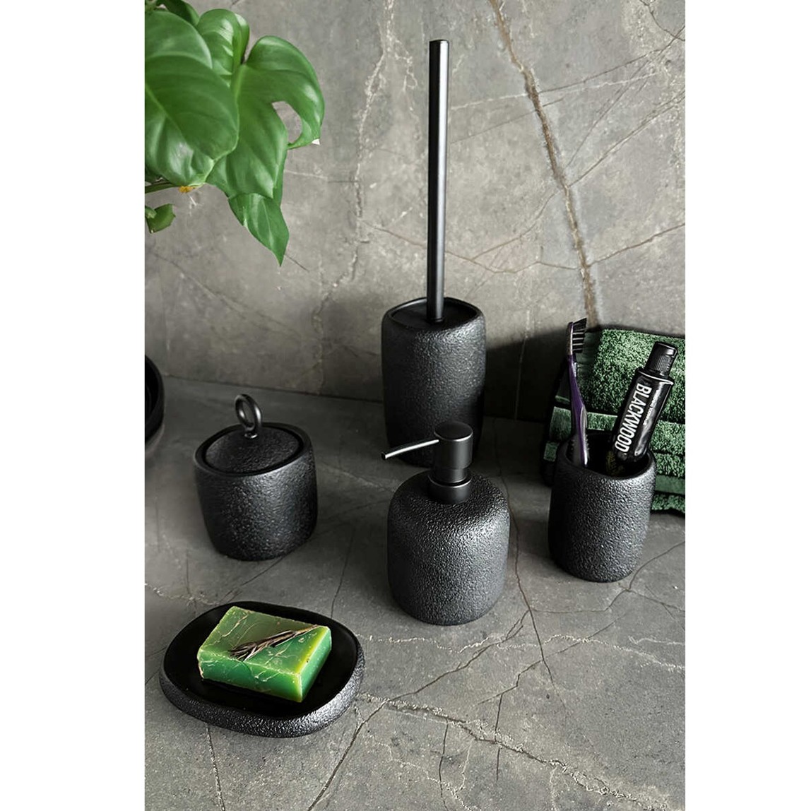    Primanova Yonksu Sıvı Sabunluk Siyah 