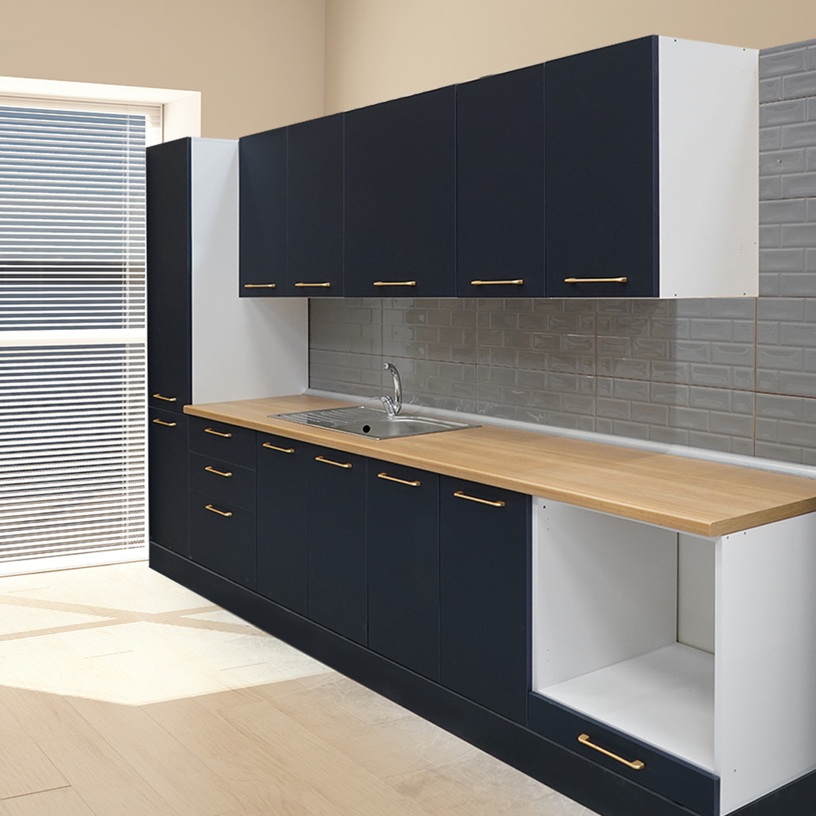    Argemon İndigo Evogsoft Mutfak Dolabı 270cm 