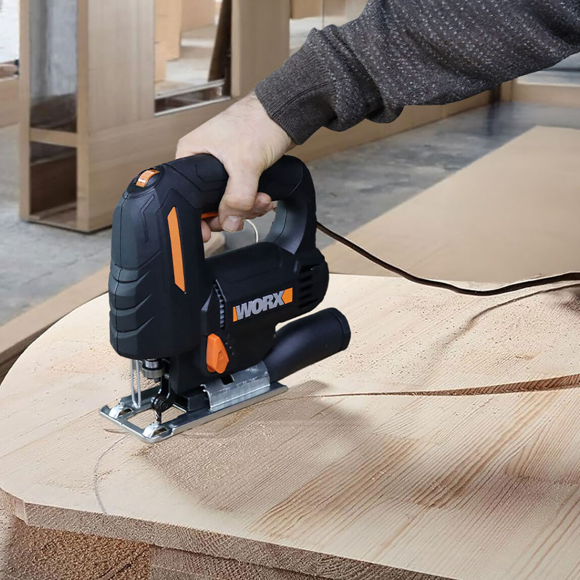    Worx WX463 550 Watt Devir Ayarlı Profesyonel Dekupaj Testere 