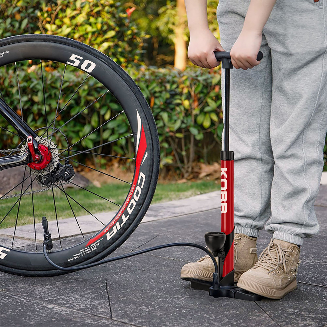    KOBB KB3848 87 PSI Analog Basınç Göstergeli Taşınabilir El Pompası 