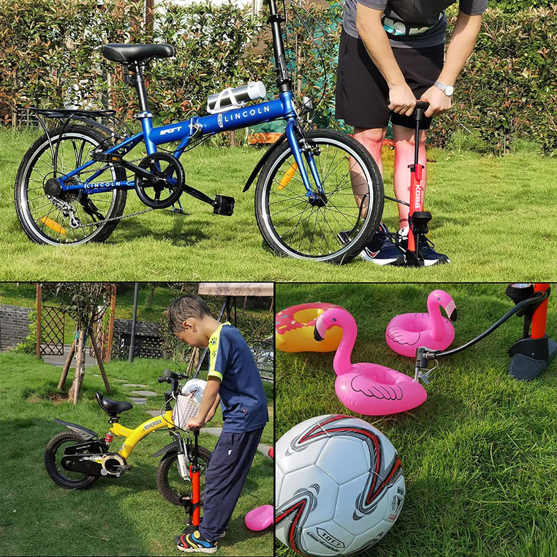    KOBB KB3848 87 PSI Analog Basınç Göstergeli Taşınabilir El Pompası 