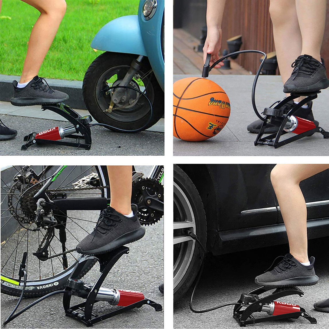    KOBB KB0901 87PSI Analog Basınç Göstergeli Ayak Pompası 