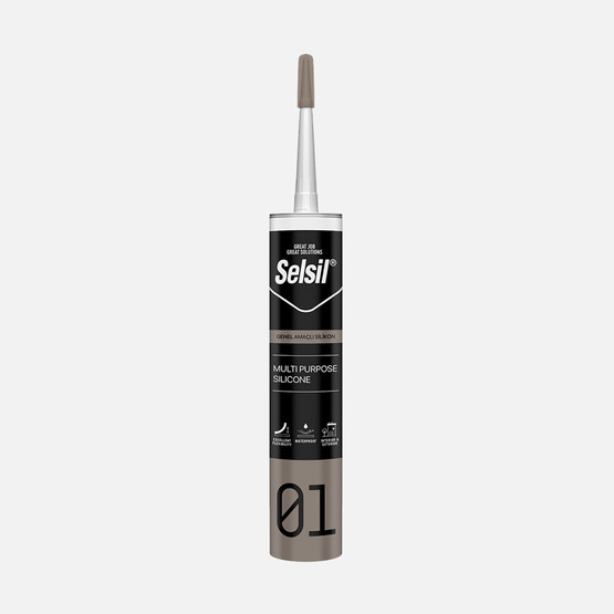 Selsil Genel Amaçlı Silikon 280 gr Gri

