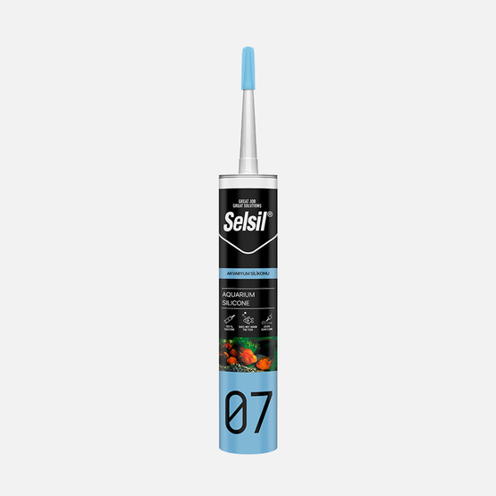 Selsil Akvaryum Silikonu 07 Şeffaf 280 ML
