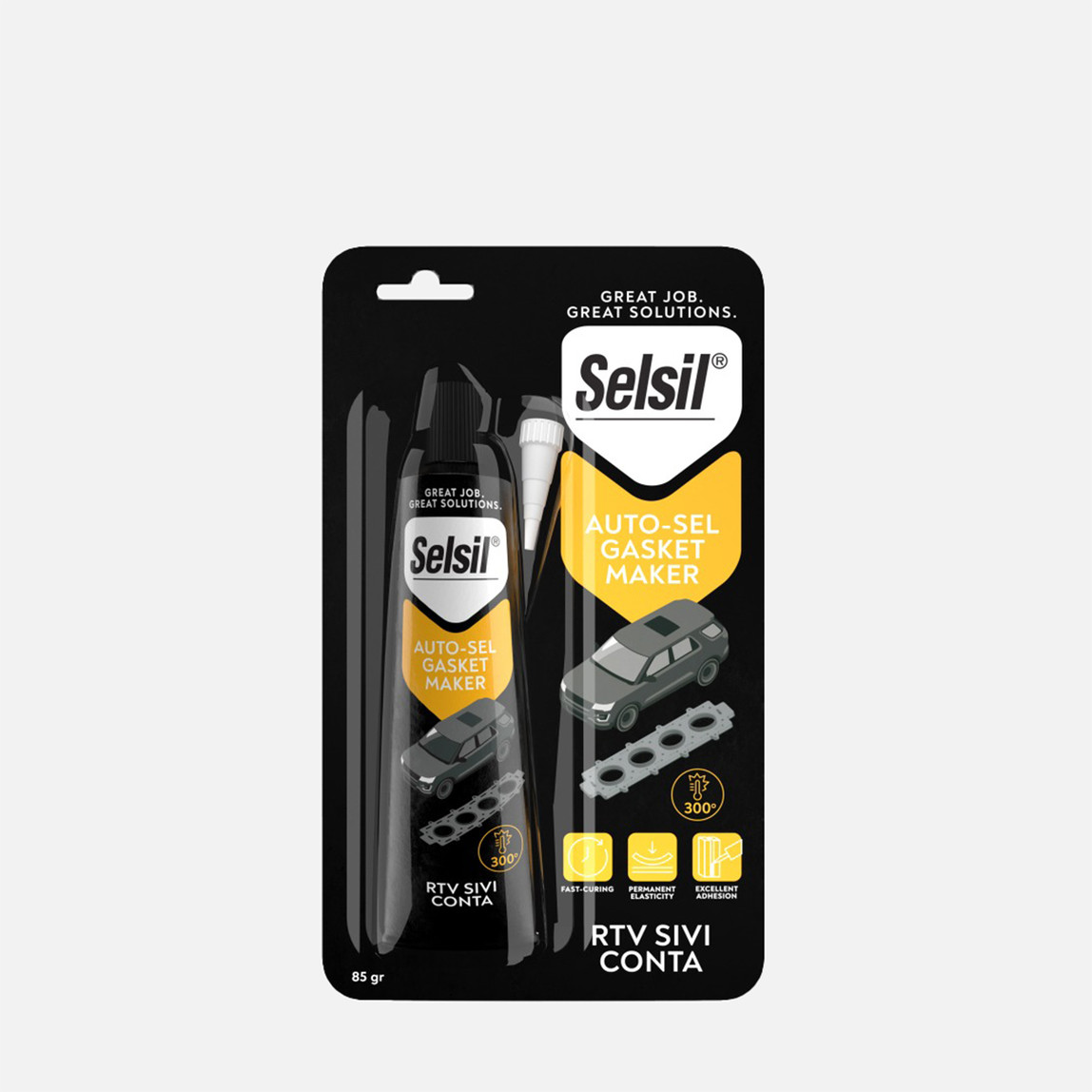    Selsil Auto-Sel RTV Sıvı Conta Kırmızı 85 GR 
 