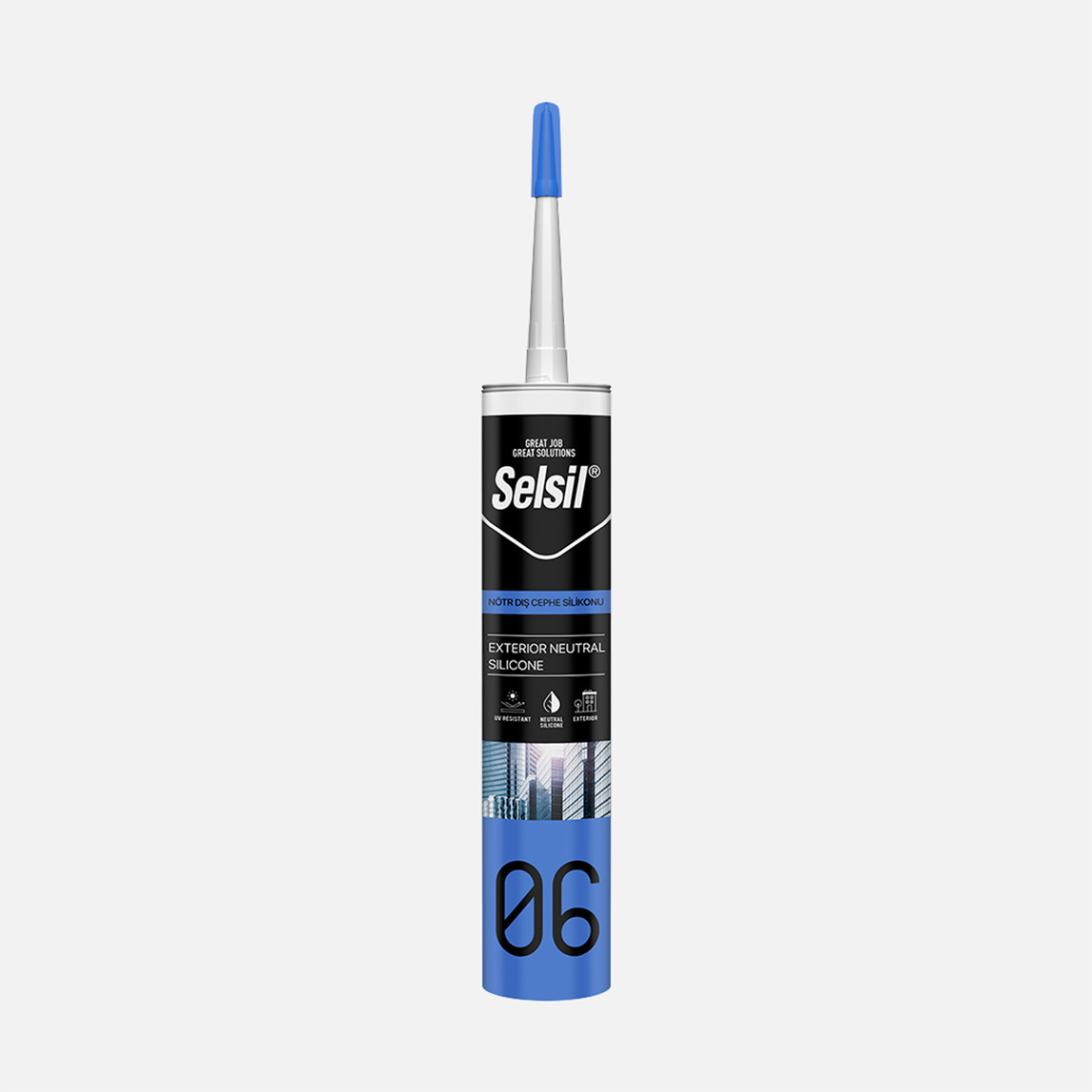    Selsil Nötr Dış Cephe Silikonu Siyah 300 ML
 
