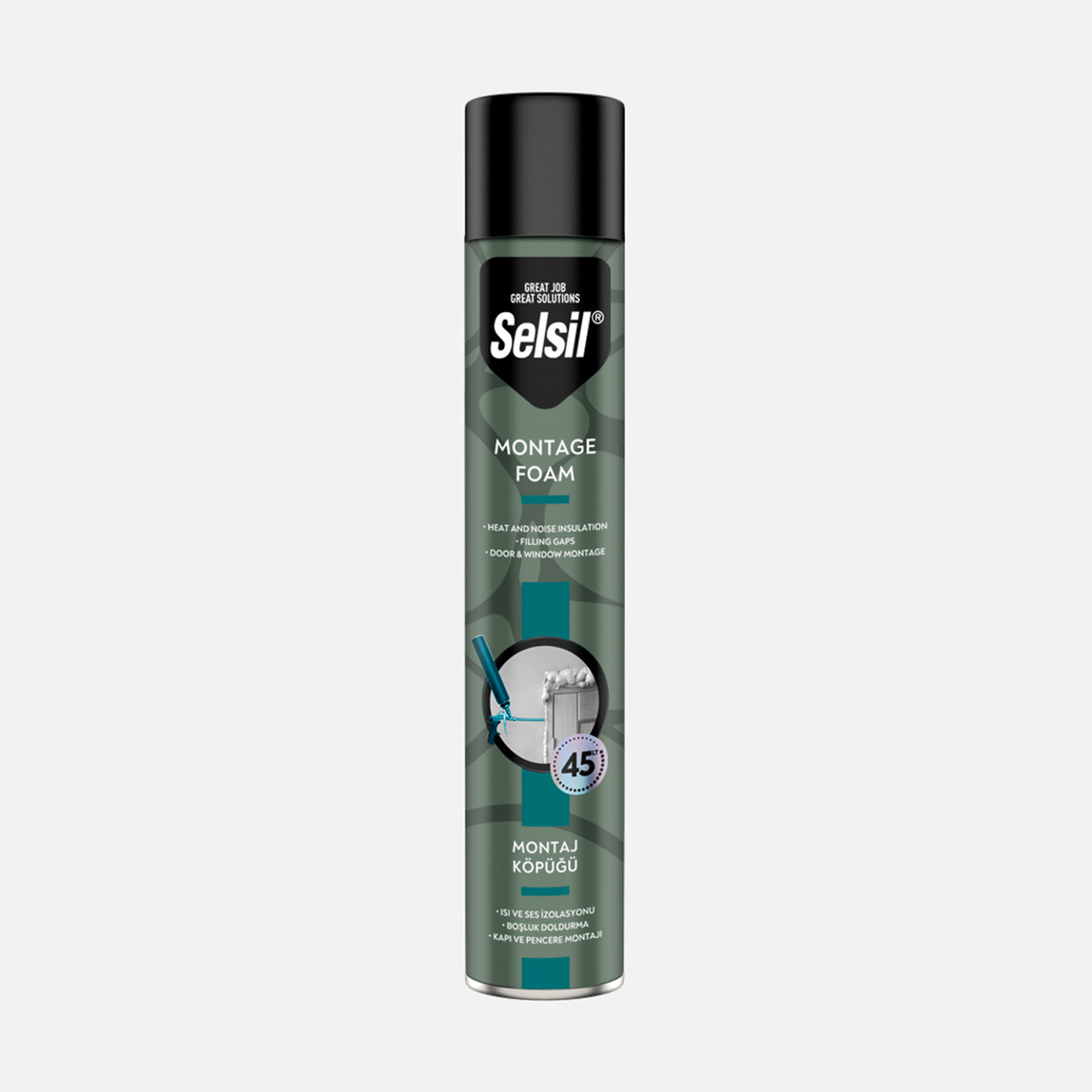    Selsil Pu Montaj Köpük Tabancal Sarı 845 GR
 
