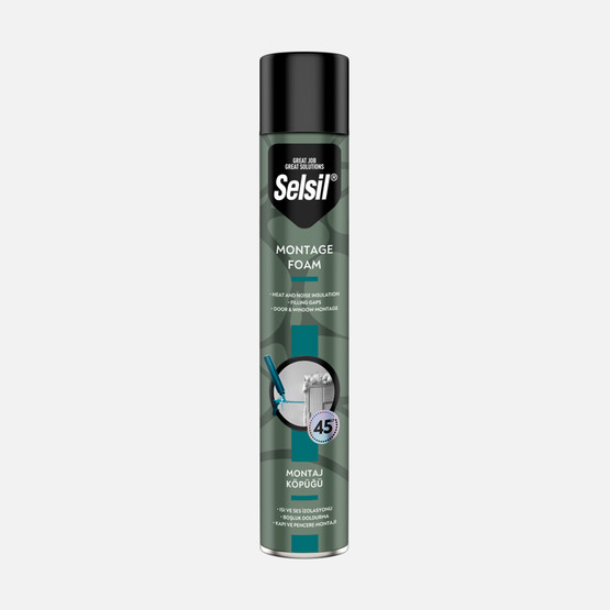 Selsil Pu Montaj Köpük Tabancal Sarı 845 GR
