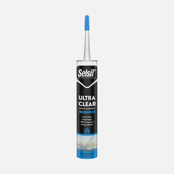 Selsil Ultra Clear Kristal Şeffaf Montaj Yapıştırıcı 290 ML
