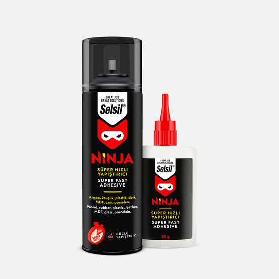 Selsil Ninja Süper Hızlı Yapıştırıcı Kit 400 ML+100 GR
