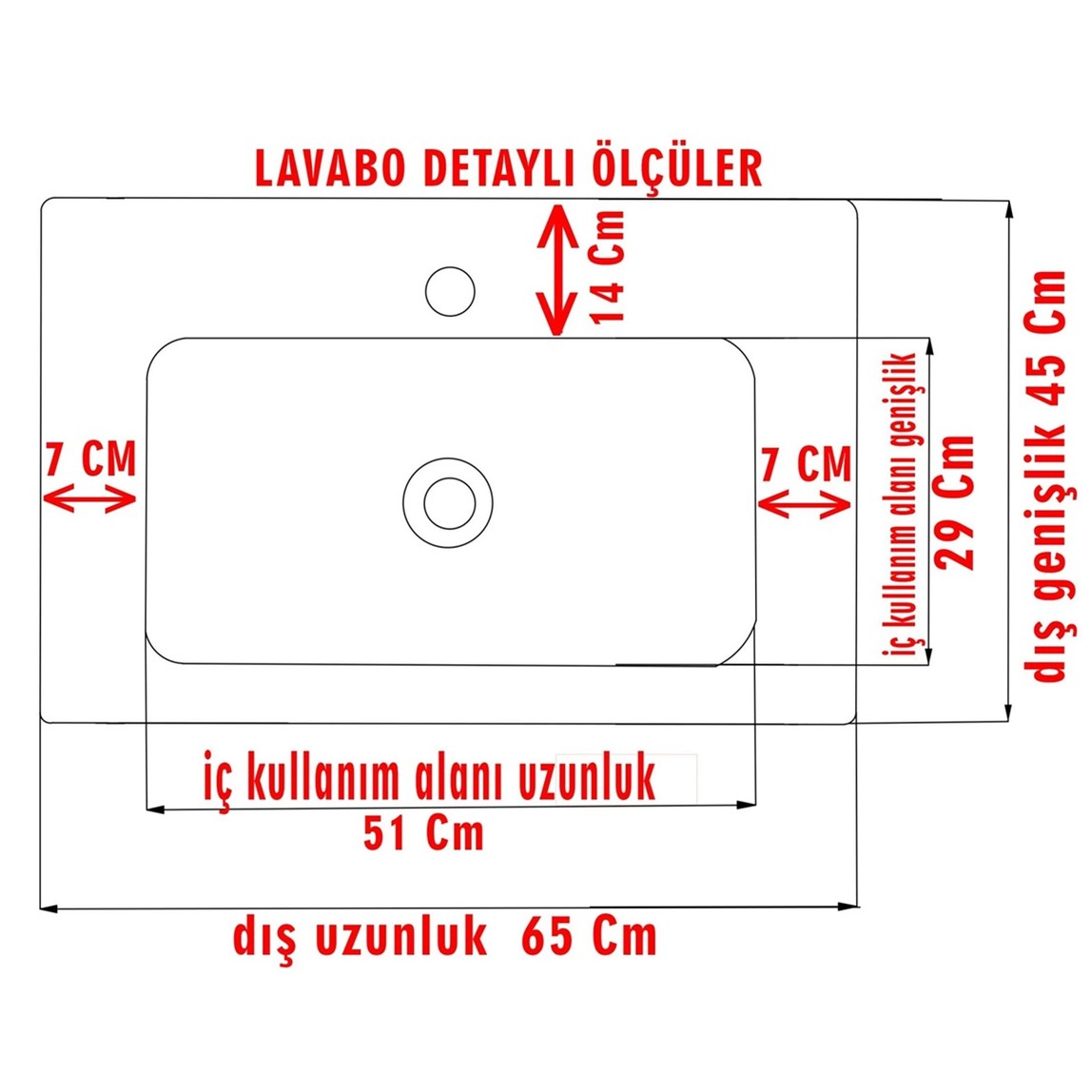   Gümüş Aynalı 65 cm Takım Banyo Dolabı Gümüş-Beyaz 