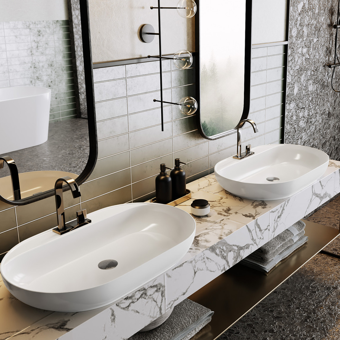    Paradise 70 cm Tezgah Üstü Lavabo 