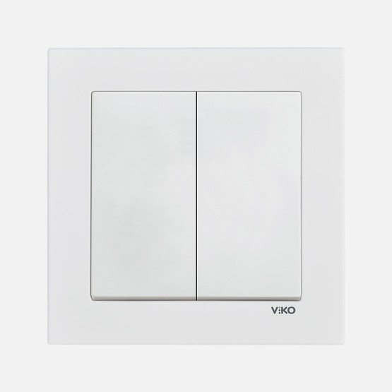 Viko Karre 55 Beyaz Komütatör 