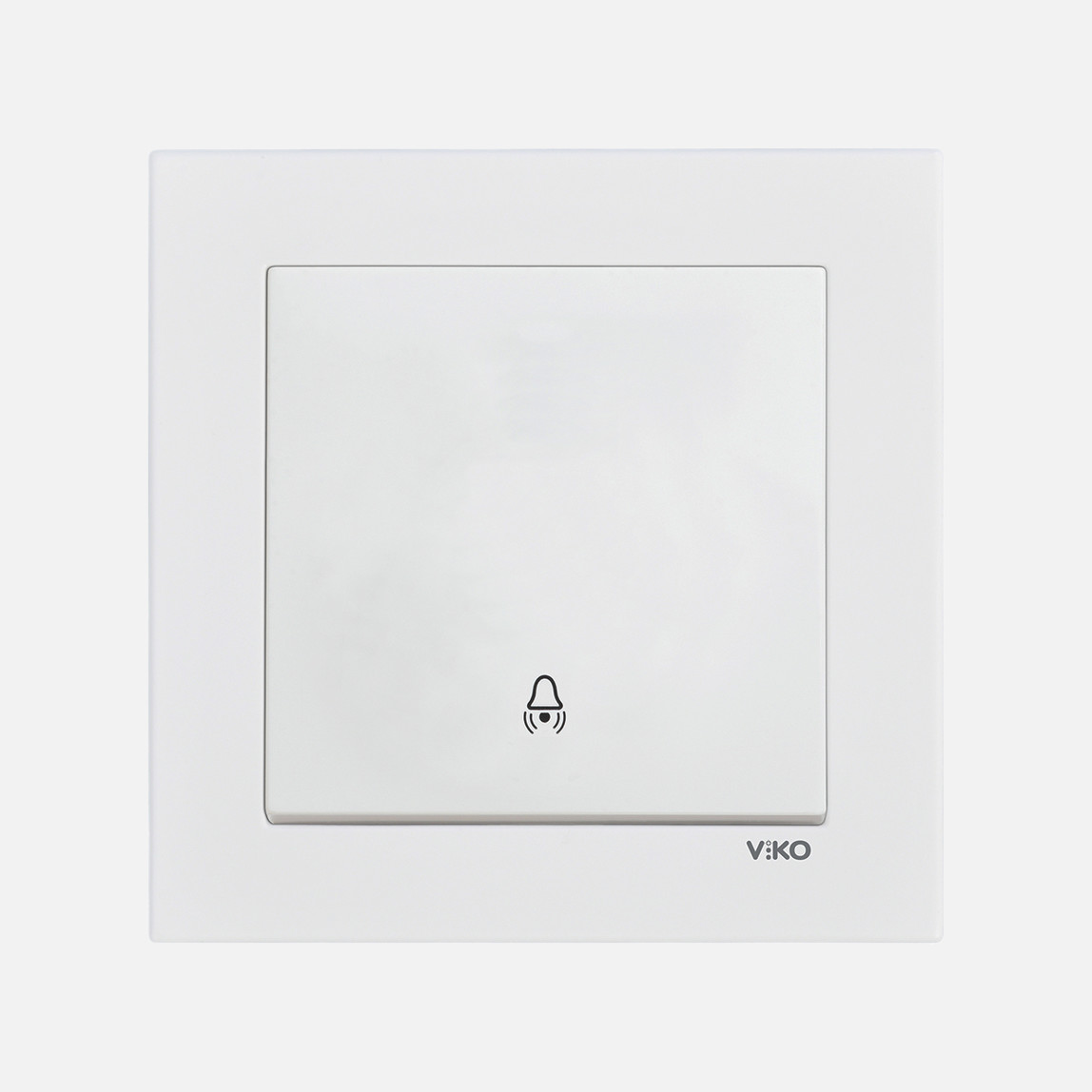    Viko Karre 55 Beyaz Zil Anahtarı C1 