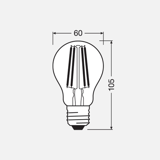Ledvance Vintage 11W/827 Dim E27 Sarı
