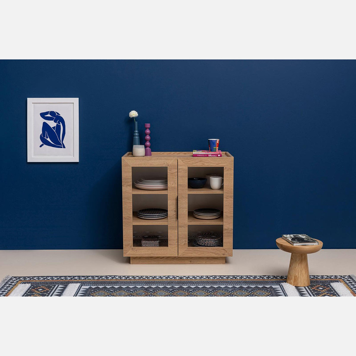    Luke Mini Büfe Karina Meşe 