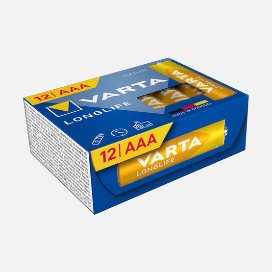 Varta Longlife AAA Cube 12 Alkain Pil