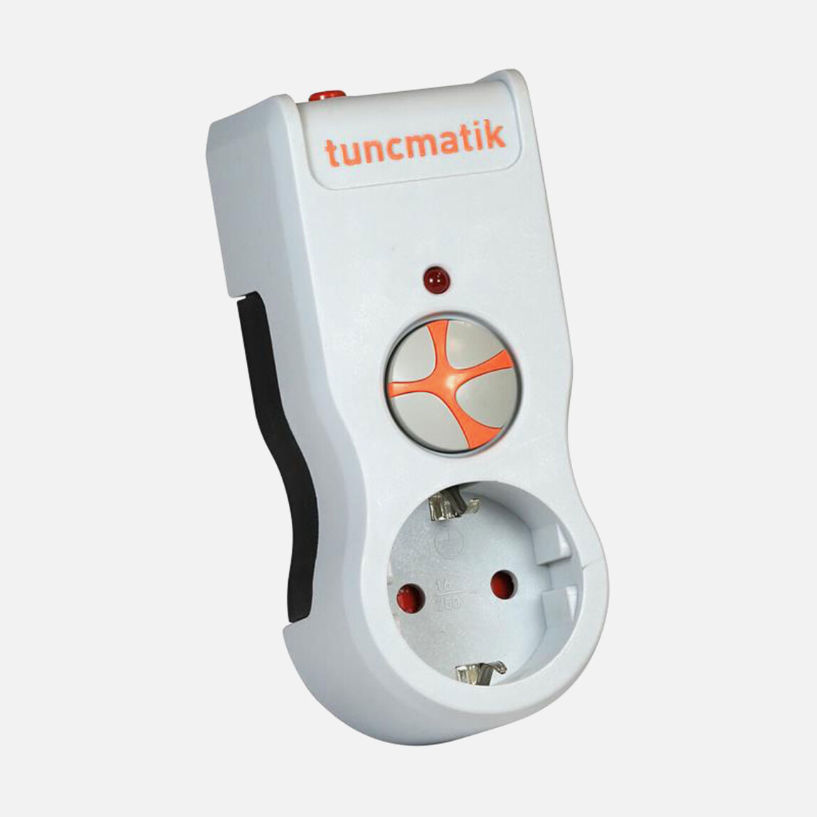    Tunçmatik Tekli Akım Korumalı Priz Beyaz 