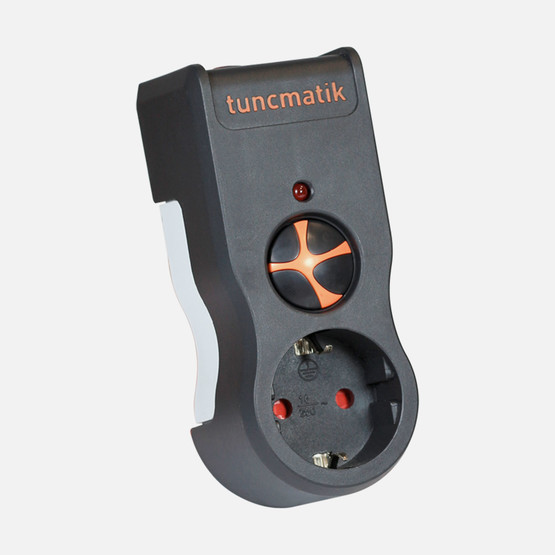  Tunçmatik Tekli Akım Korumalı Priz Siyah
