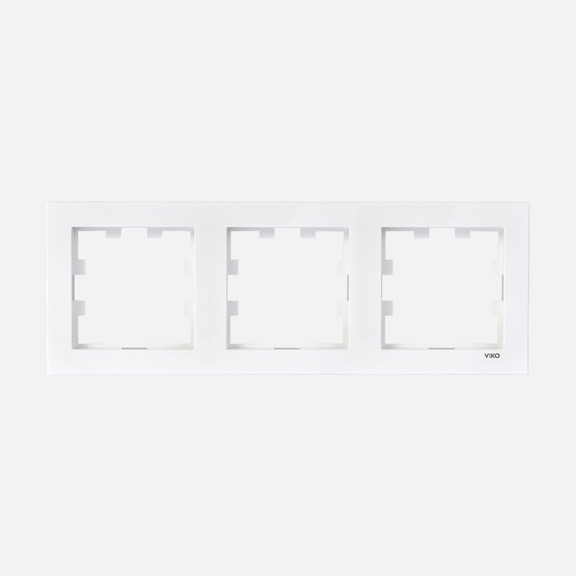    Viko Karre 55 Beyaz Üçlü Çerçeve
 