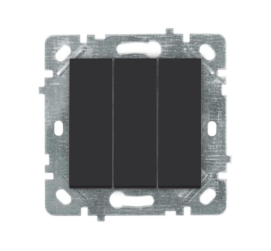 Nilson Selene Füme Üçlü Anahtar